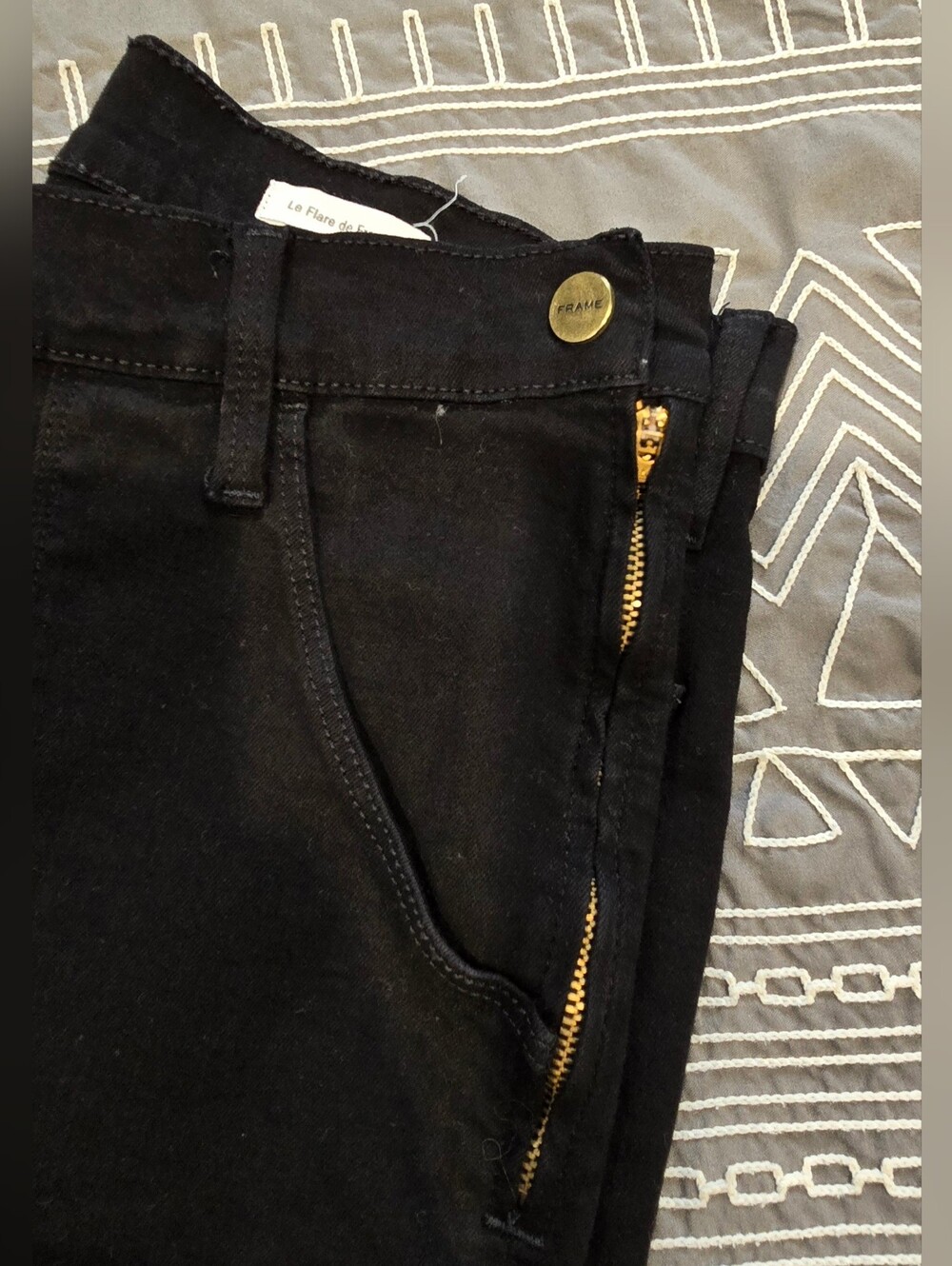 Frame Denim Le Flare De Francoise High Waisted Jeans Size 30 - Picture 2 of 9